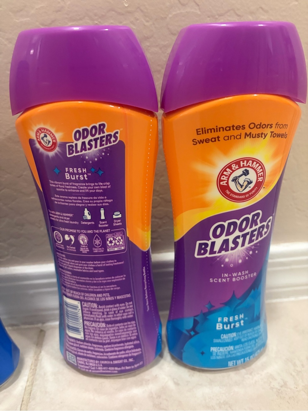 Arm & Hammer Clean Scentsations & Odor Blasters Scent Boosters - Blue & Purple - Picture 2 of 3